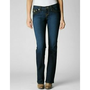 True Religion	 Becky Dark Wash Bootcut Jeans